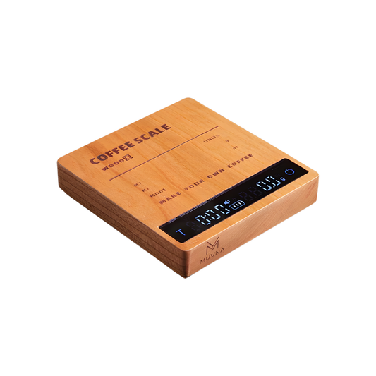 Solid Wood Cherry Coffee Scale 0.1g 2kg