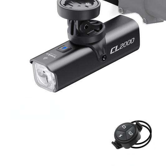 Smart 2000LM Bike Headlight with Auto Sensor Beam Black