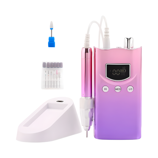 Gradient Purple 85W Electric Nail Drill 35000RPM
