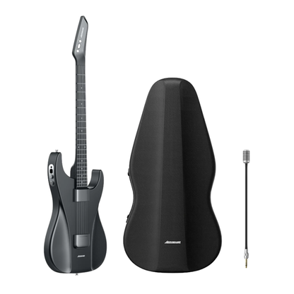 Complete Black Guitar Kit with Carry Bag & Accessories