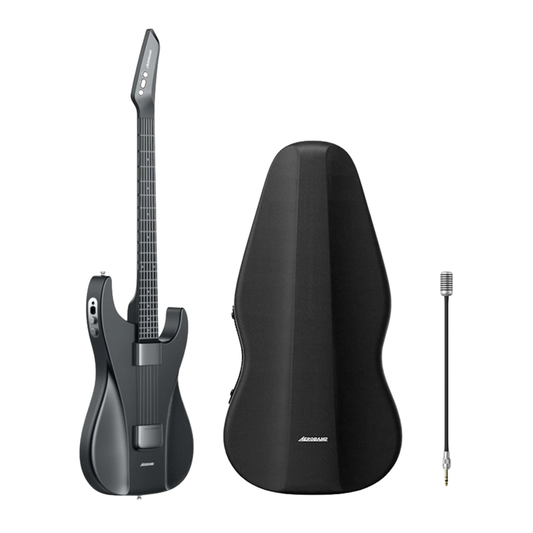 Complete Black Guitar Kit with Carry Bag & Accessories