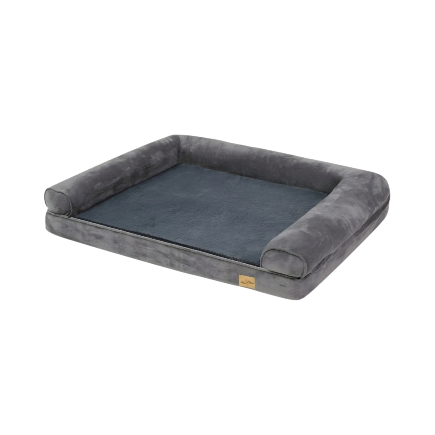 Comfort Orthopedic Pet Bed XL Removable Cover Gray