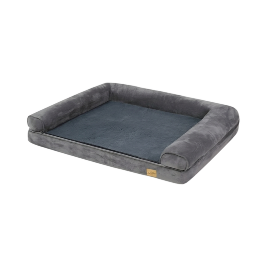 Comfort Orthopedic Pet Bed XL Removable Cover Gray