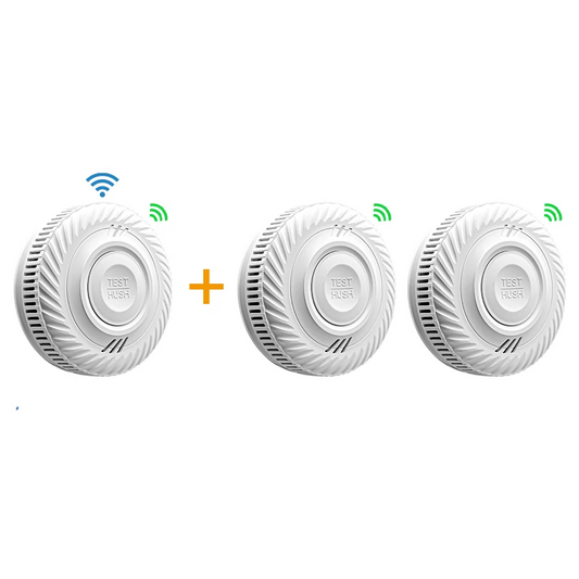 Wireless Smoke Detector with 10 Year Battery & WiFi