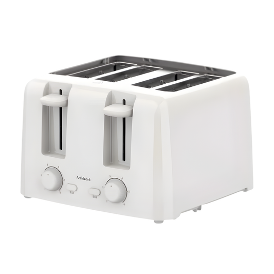 Automatic 4 Slice Bread Toaster  Fast Heating Compact