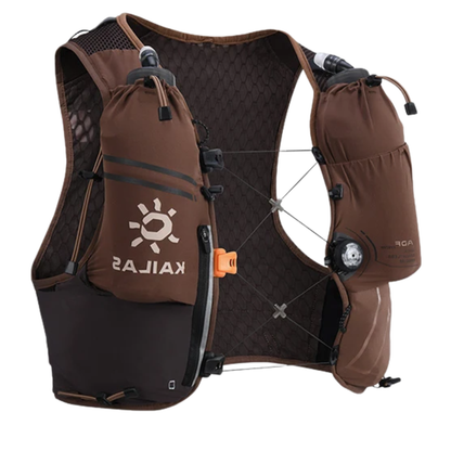 8L Hydration Running Backpack Brown Large