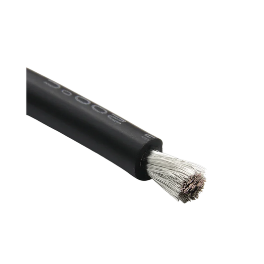 Heavy Duty 10AWG Silicone Copper Power Cable Black