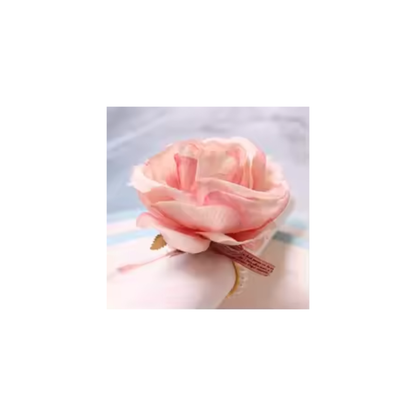 96pcs Pink Rose Napkin Rings Wedding Party Table Decor