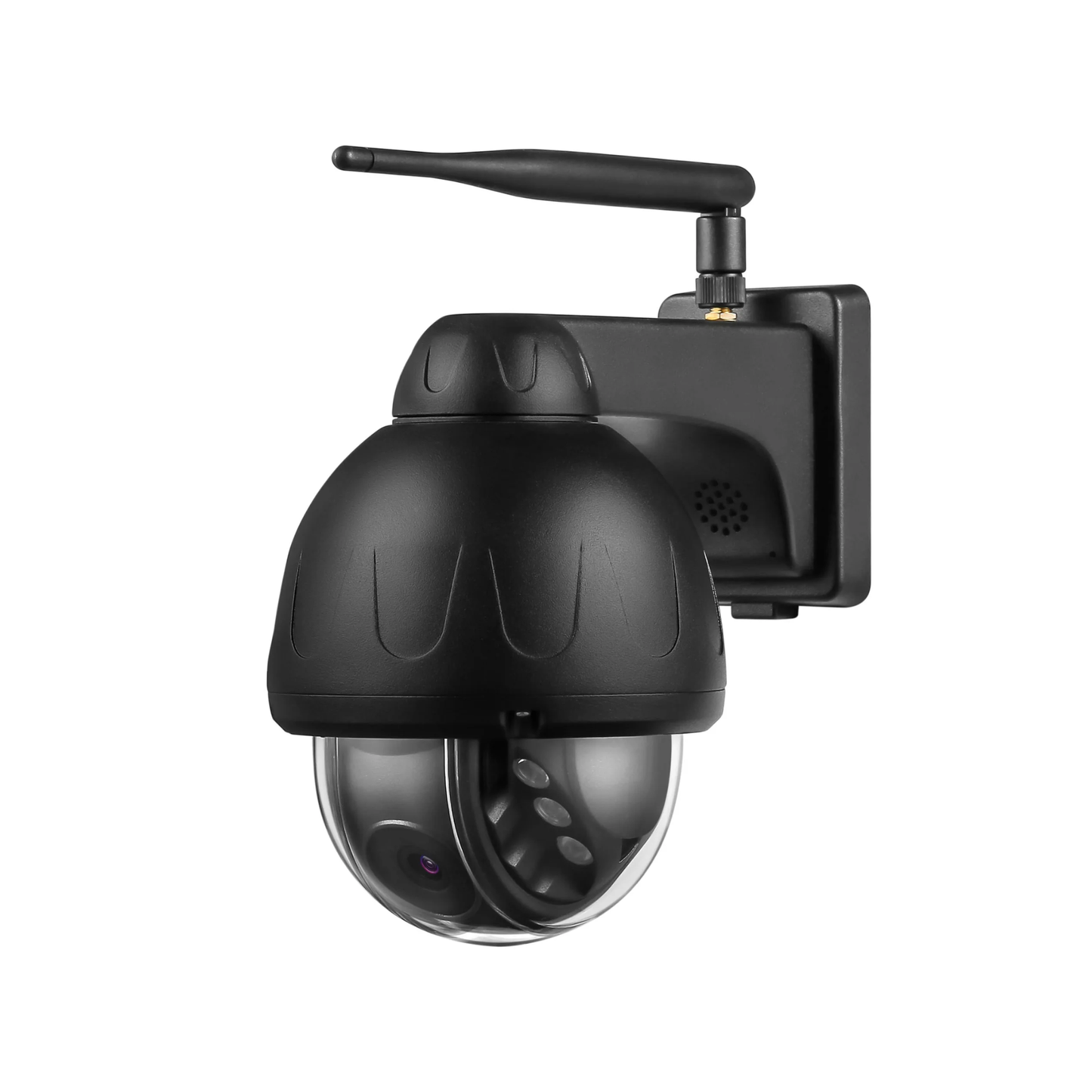 Smart 8MP Outdoor Security Camera with Two Way Audio Black