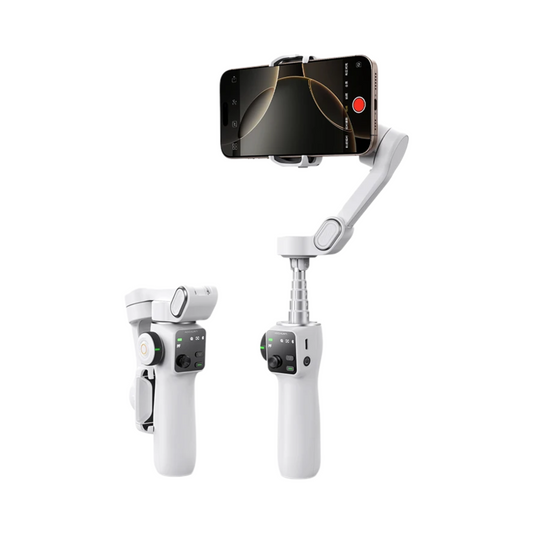 Anti Shake Phone Stabilizer with Face Tracking White