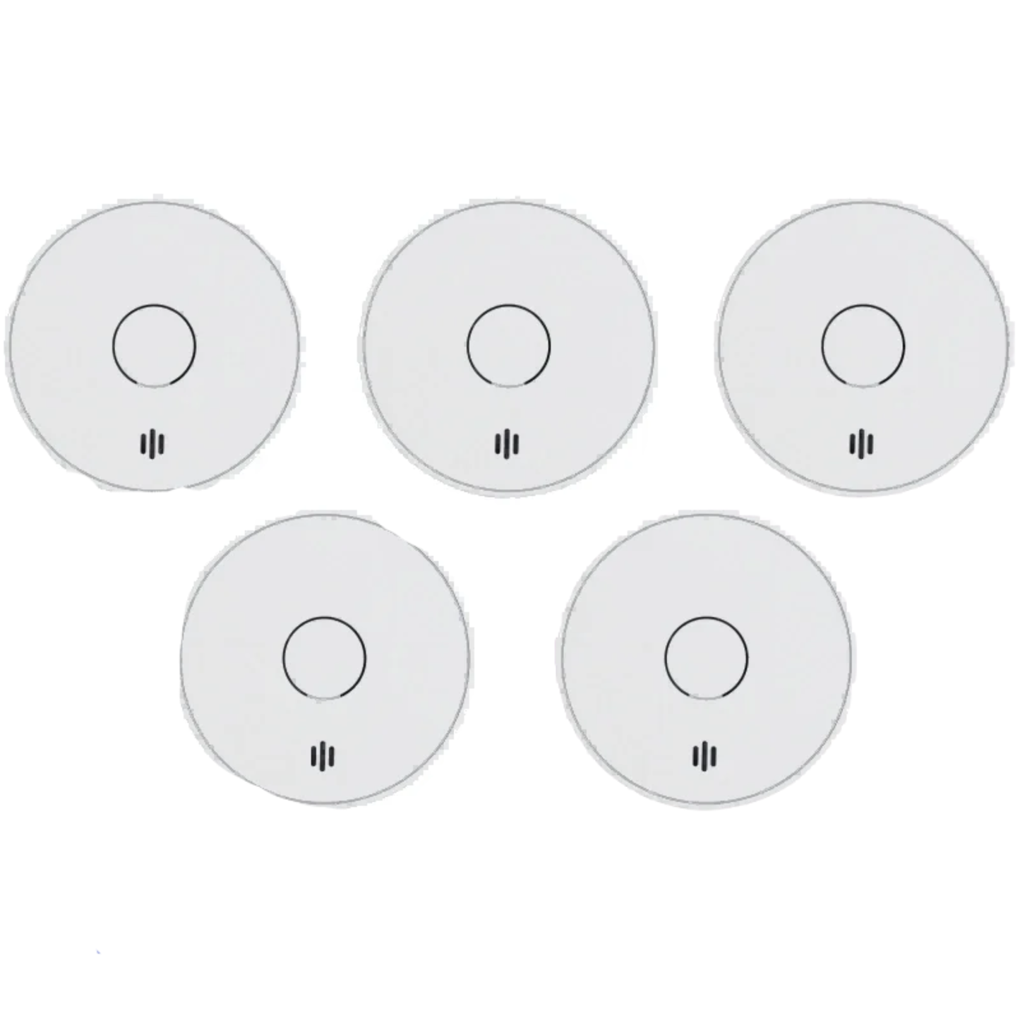 5 Pack Wireless Interlinked Smoke Alarms 10 Year Battery
