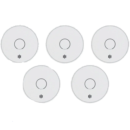 5 Pack Wireless Interlinked Smoke Alarms 10 Year Battery