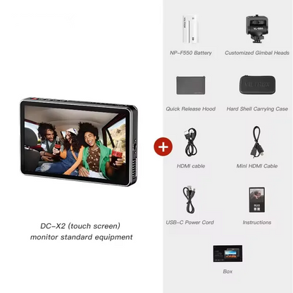 6 Inch 4K Camera Monitor 2000-Nit Touchscreen