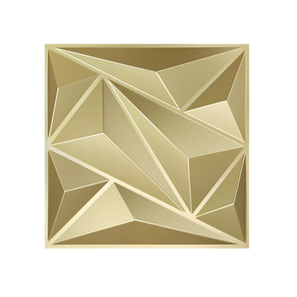 F-Contemporary Geometric 3D PVC Wall Panels 12-Pack
