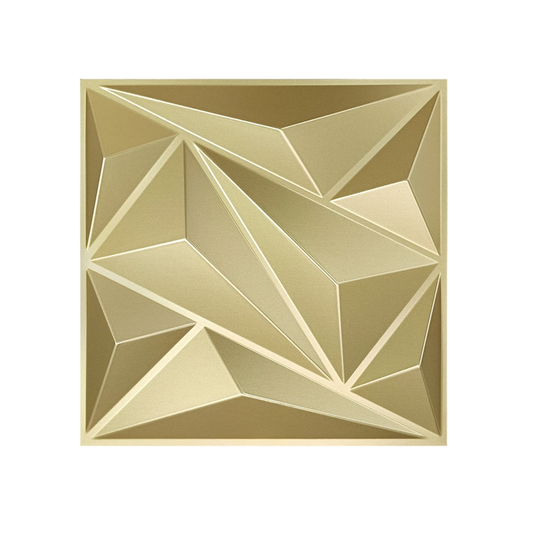 F-Contemporary Geometric 3D PVC Wall Panels 12-Pack