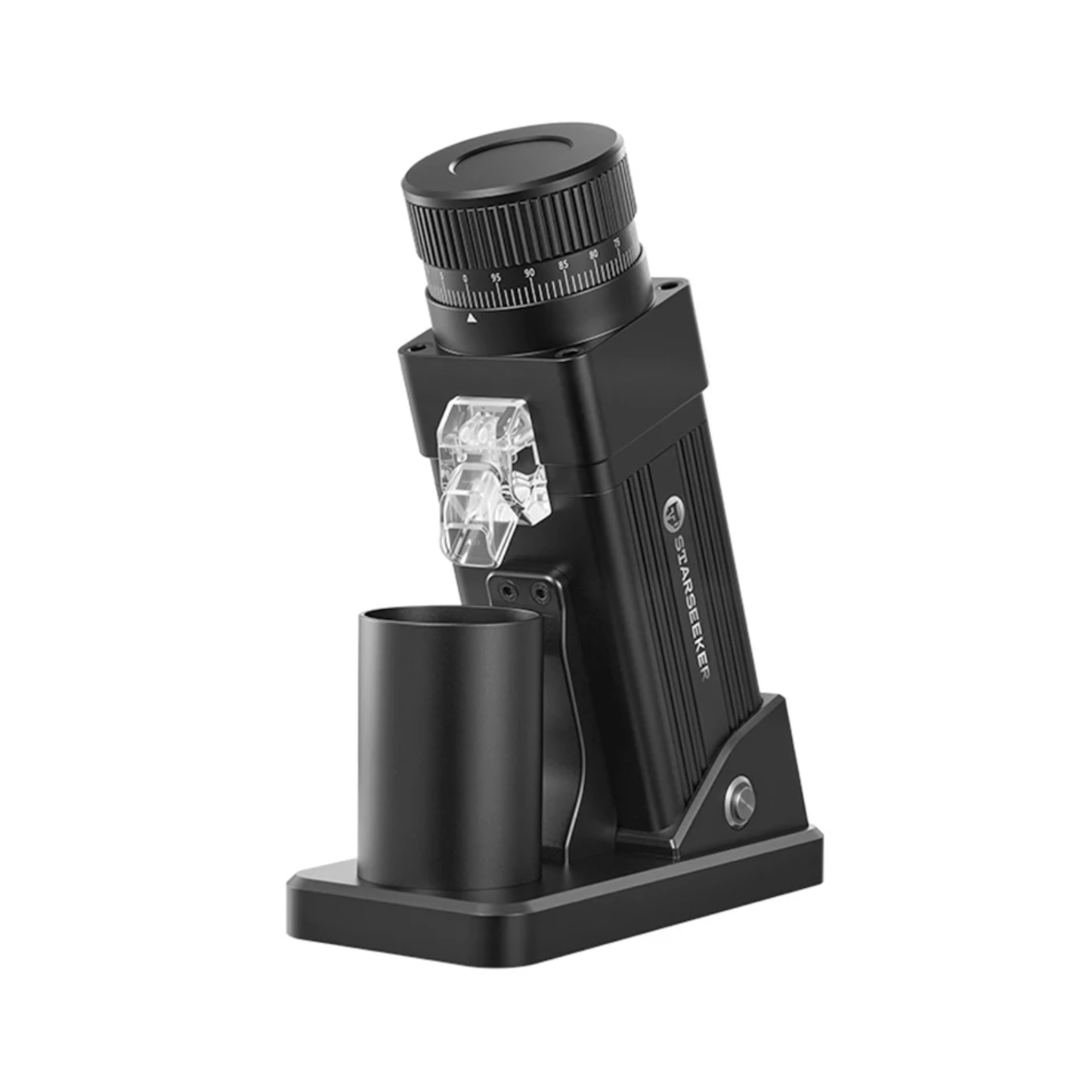 Smart Espresso Grinder Black 55mm Burr for Beans