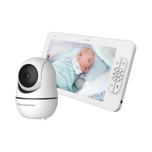 7 Inch HD Baby Monitor with 4X Zoom PTZ Camera