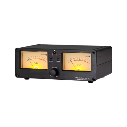 2 Way Audio Selector with VU Meter Display and Remote Control