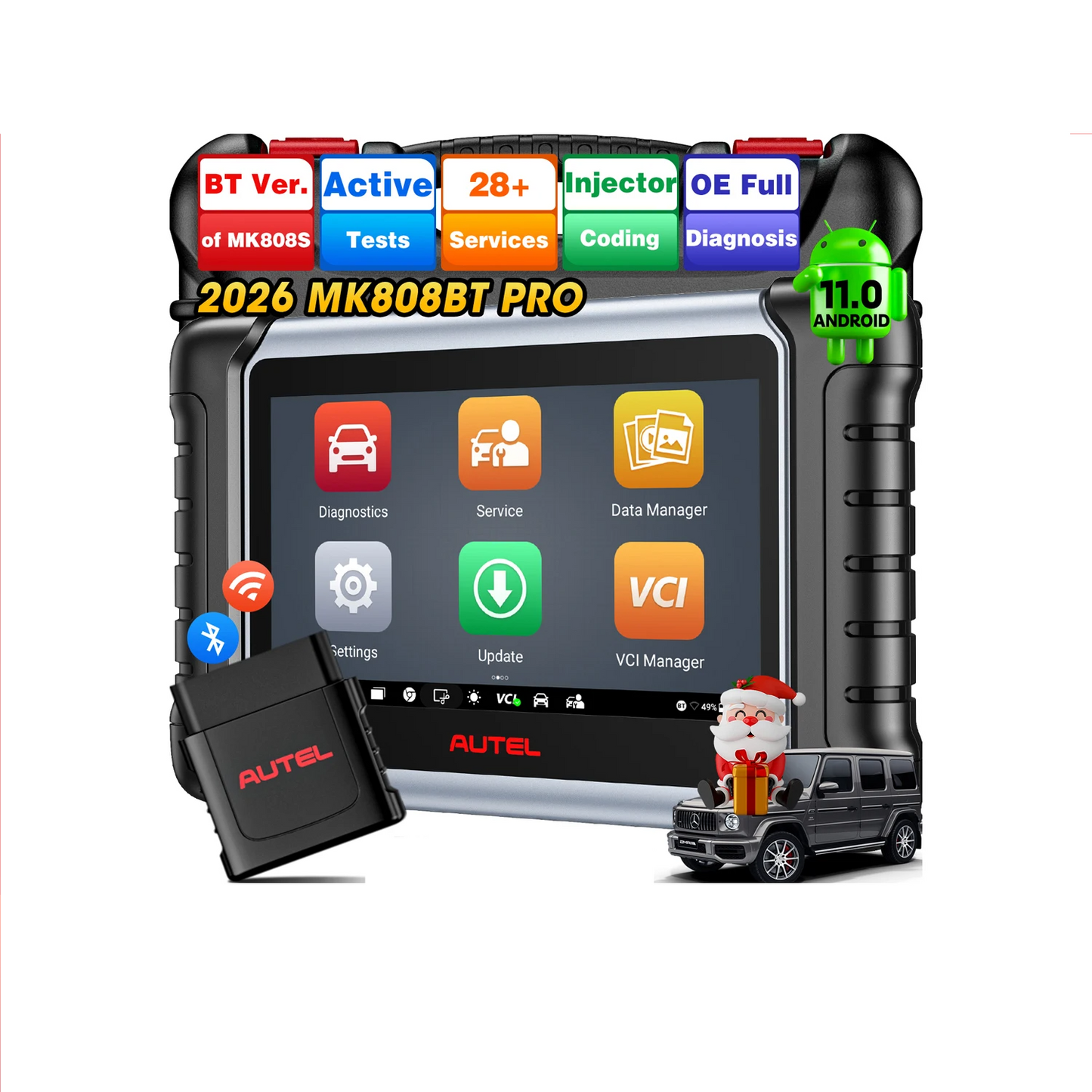 Bluetooth OBD2 Car Diagnostic Scanner Code Reader