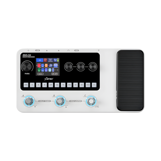 Portable Guitar Processor with Presets Drum Machine and USB