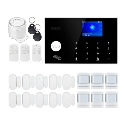 Smart WiFi GSM Home Alarm System Kit Alexa Compatible