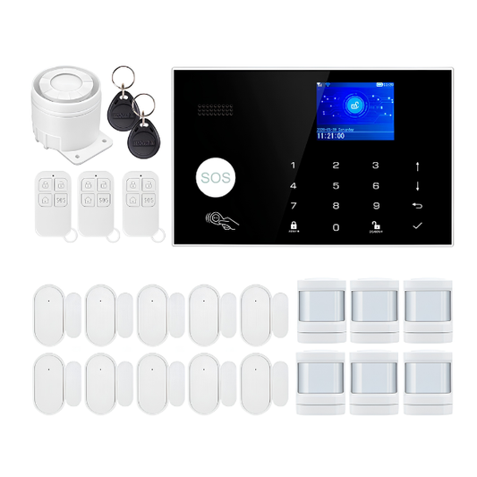 Smart WiFi GSM Home Alarm System Kit Alexa Compatible