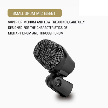 Dynamic Drum Mic Kit 7 Piece for Bass and Snare