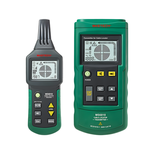 Portable Wire & Cable Tracker with Metal Pipe Locator