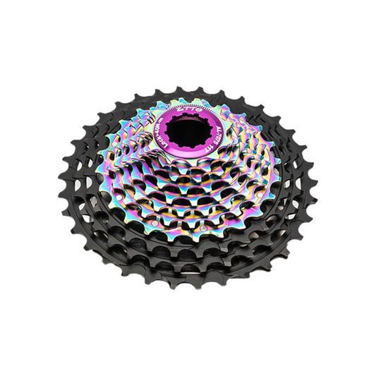28T 11 Speed Road Bike Freewheel Ultralight Black Rainbow