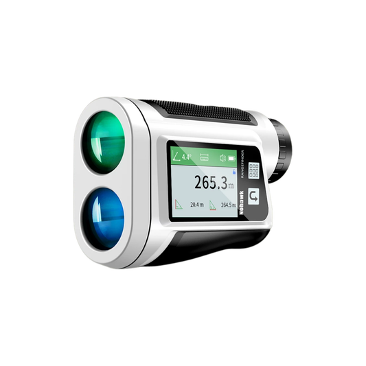 Portable 650Y Golf Range Finder White Display