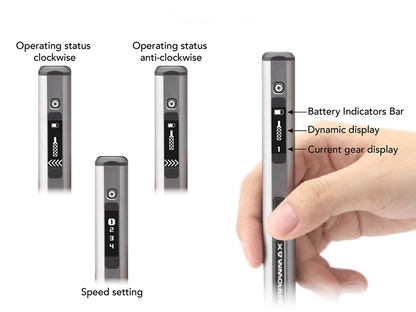 Cordless Rotary Engraving Pen with 42 Bits Ultra Black