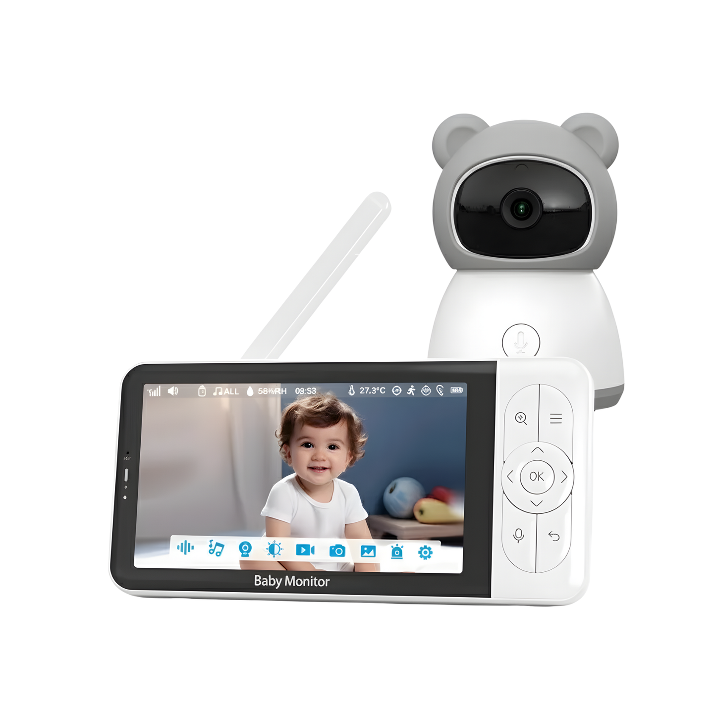 WiFi Baby Monitor with Temperature Sensor and Feeding Reminder