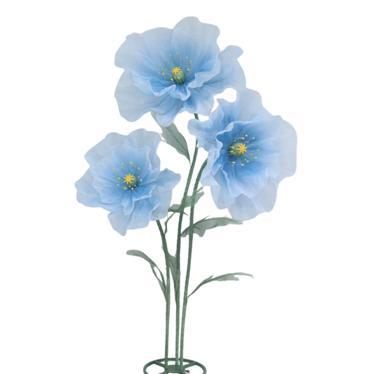 Artificial Poppy Flower Decoration Wedding Party Display