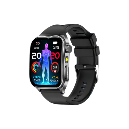 AI Health Smartwatch ECG Blood Pressure Uric Acid
