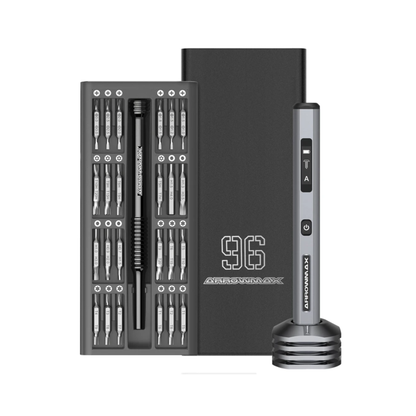 SES Pro Plus Grey Cordless Electric Screwdriver Set