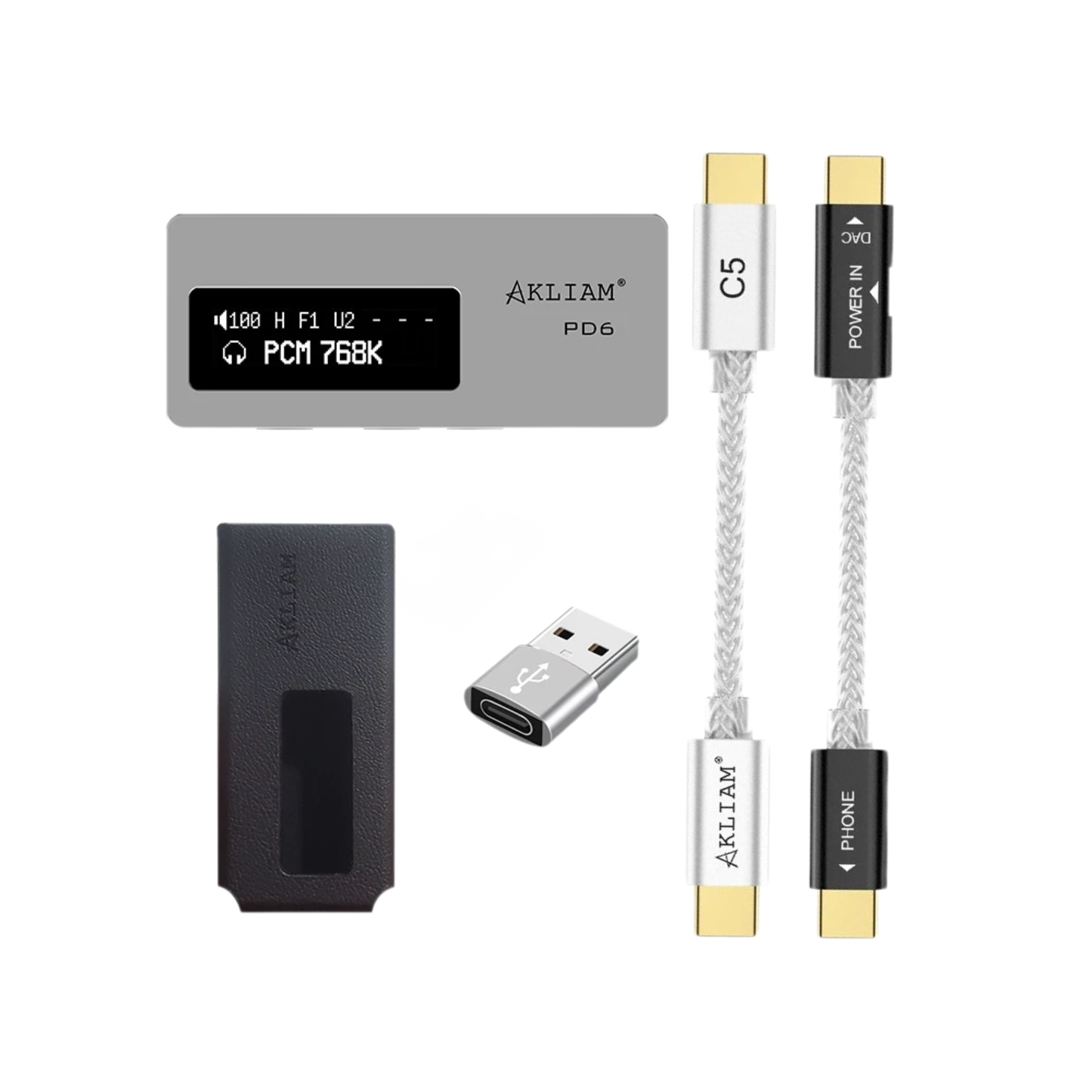 Hi-Res USB DAC Amp with EC02 Adapter Set