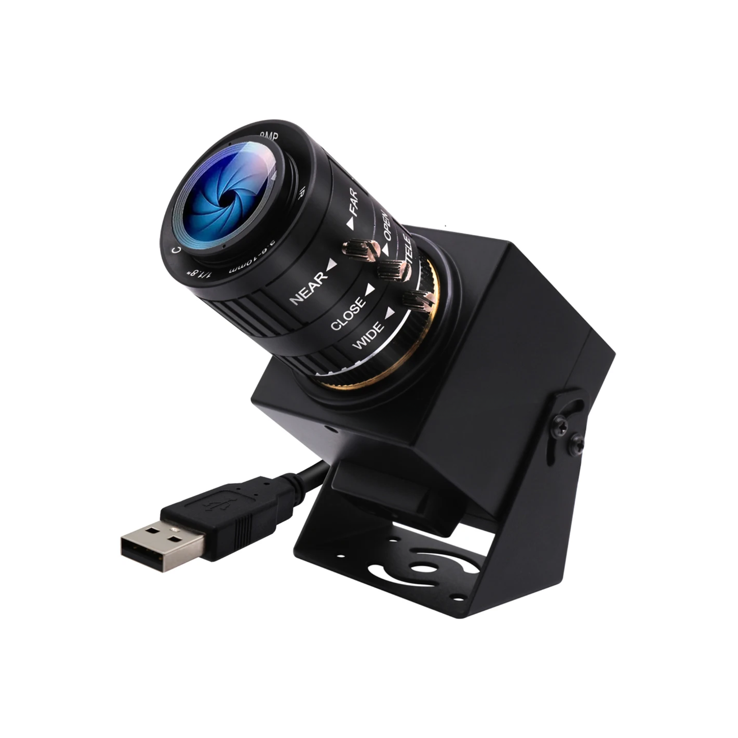 4K 48MP USB Camera with Adjustable Zoom Lens