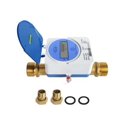 Smart Zigbee Ultrasonic Water Meter DN25 LCD Display IP68