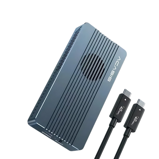 Active Cooled 40Gbps USB4 NVMe Enclosure with Fan