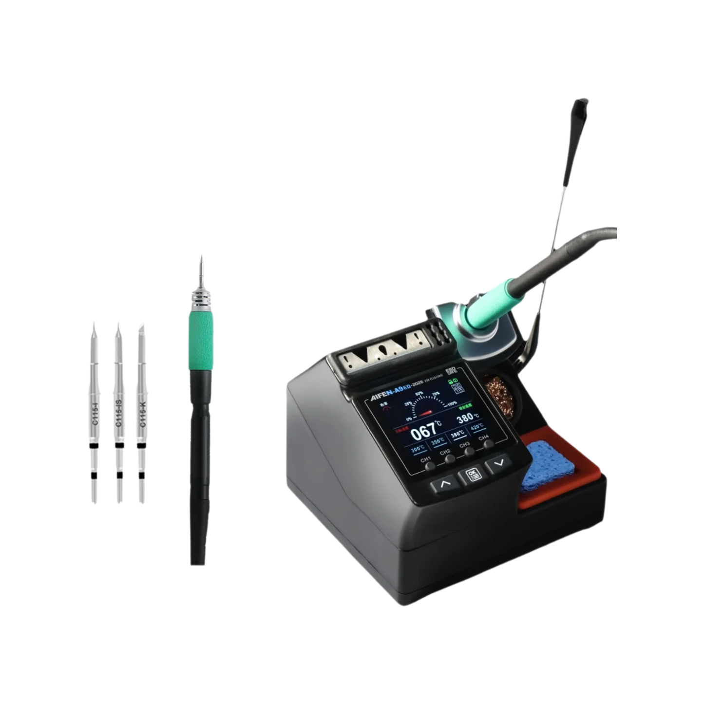 180W Soldering Station 115 Handle with 3 Tips