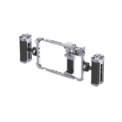 Phone Video Rig Cage with Dual Handles Stabilizer