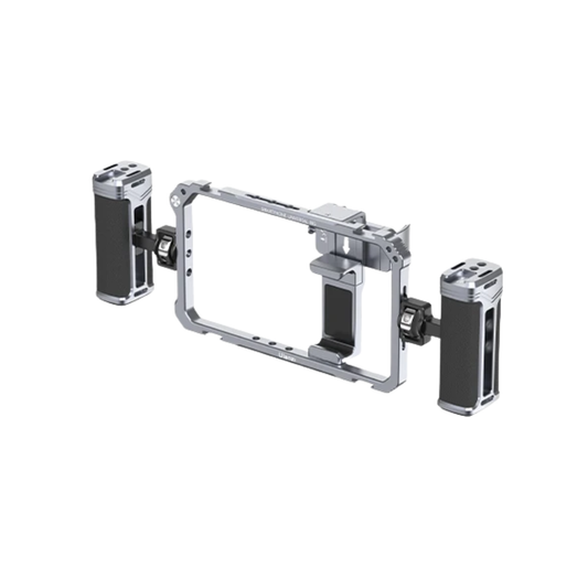 Phone Video Rig Cage with Dual Handles Stabilizer
