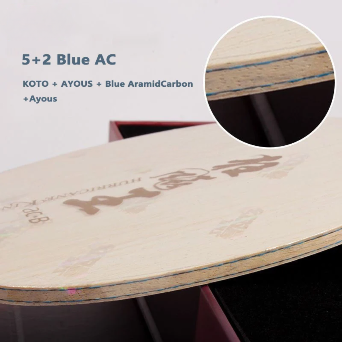 Professional Carbon Table Tennis Blade with FL Handle