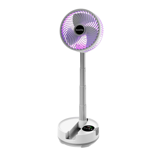Portable Folding Fan 20000mAh Rechargeable with Remote
