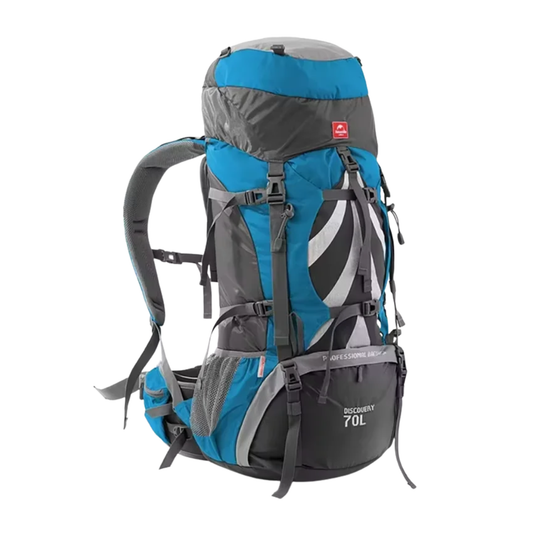 Large Capacity 70L Mountaineering Backpack Blue