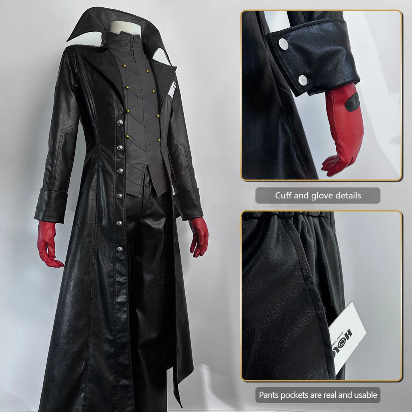 Ren Amamiya Game Inspired Cosplay Costume for Halloween and Conventions
