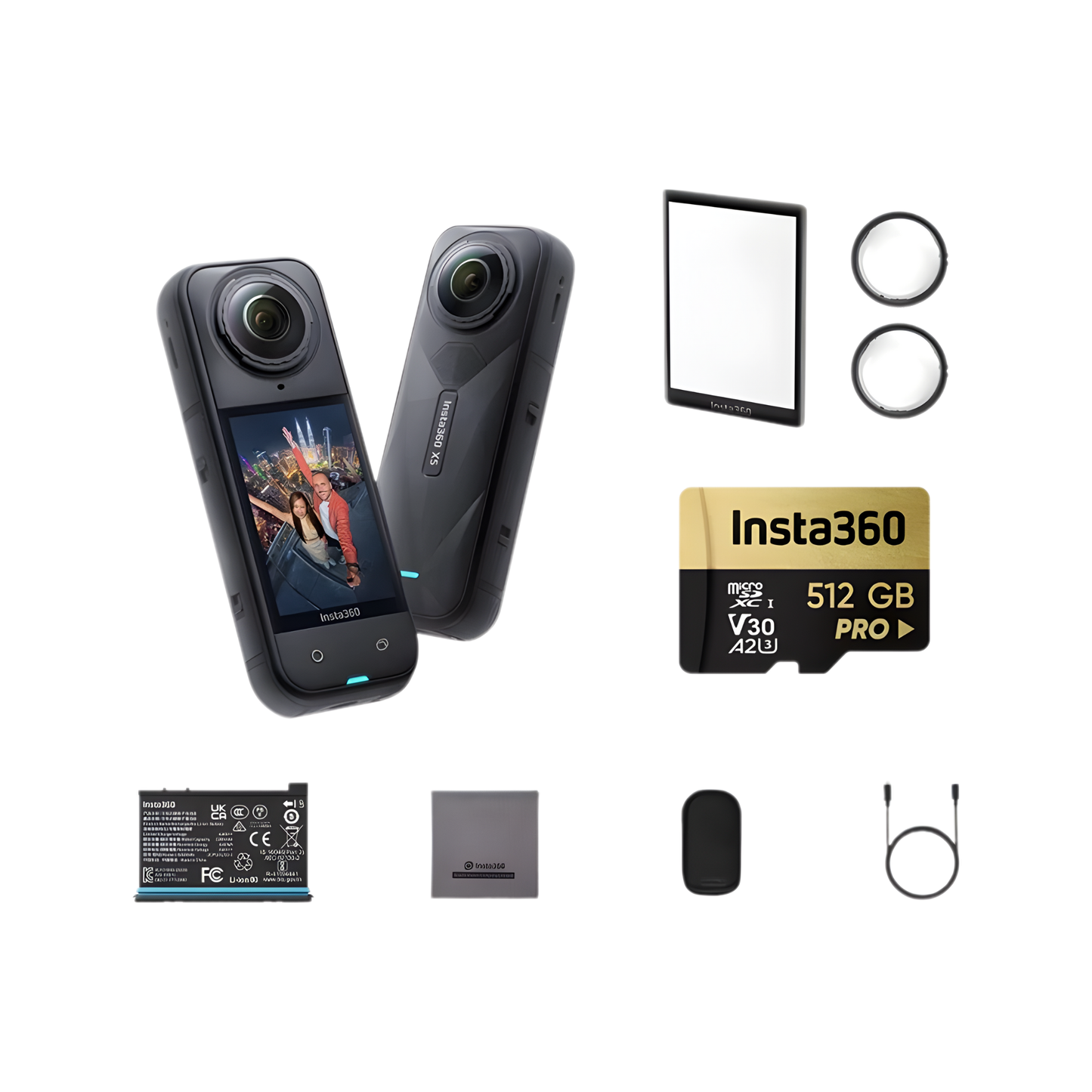 Insta360 X5 8K 360 Camera with 512GB Storage and Triple AI Chip