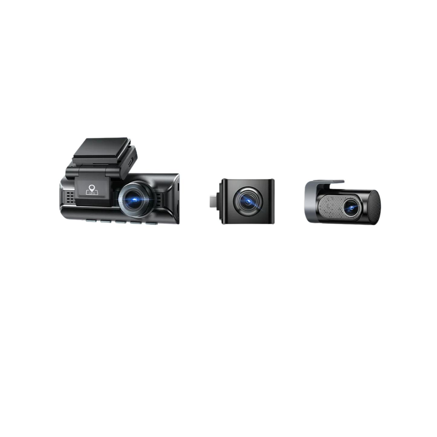Smart 3-Channel Dash Camera Night Vision