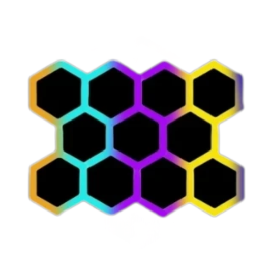 RGB-11H 3022 Large Hexagon RGB LED Ceiling Light