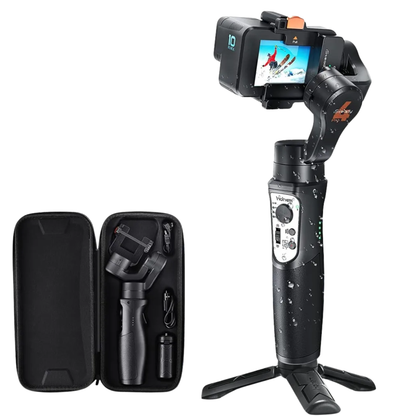 Portable 3-Axis Gimbal for Smooth Action Camera Footage